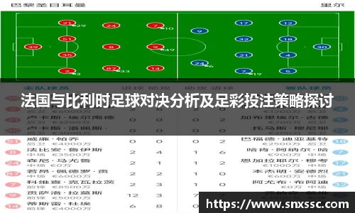 法国与比利时足球对决分析及足彩投注策略探讨
